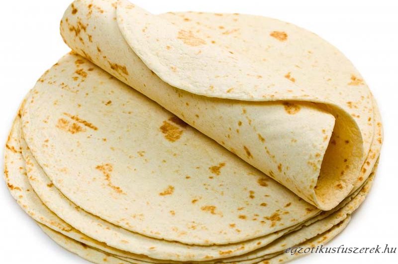 Tortillas házilag - egyszerűen