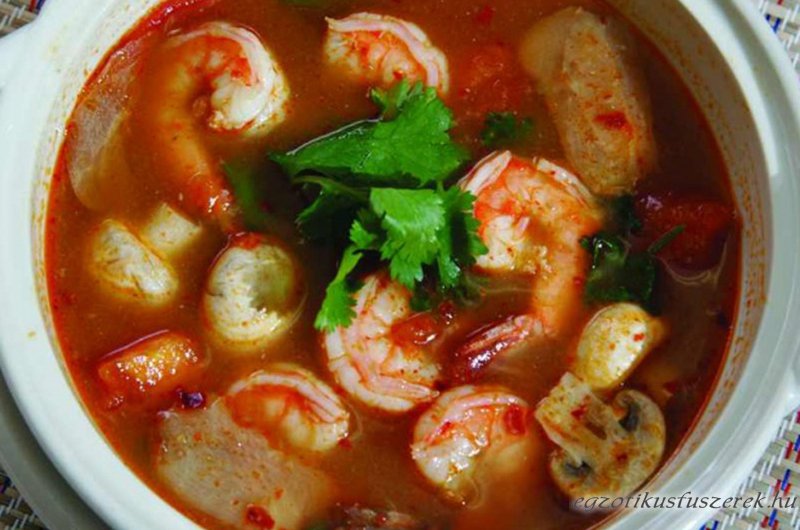 15 perces Tom Yum Garnélaleves