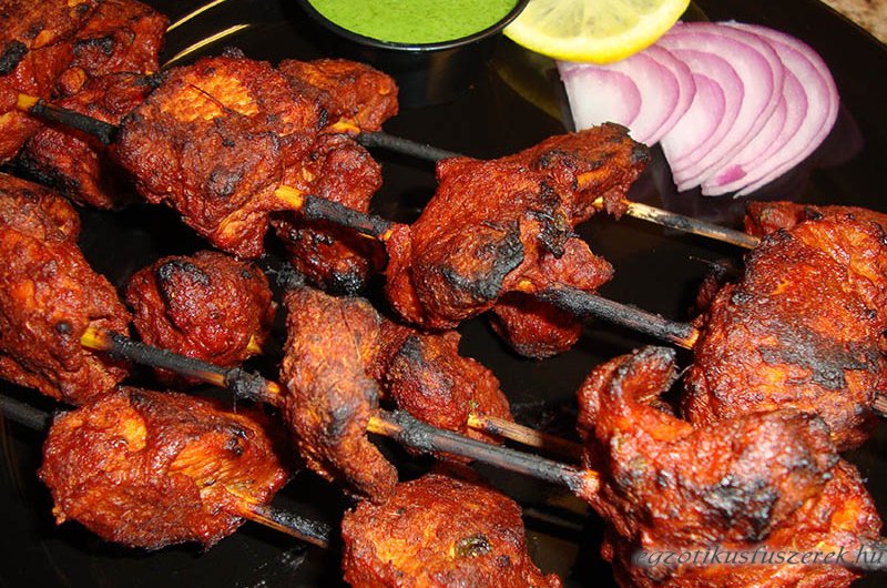 Indiai Tandoori Tikka Csirkehús Saslik